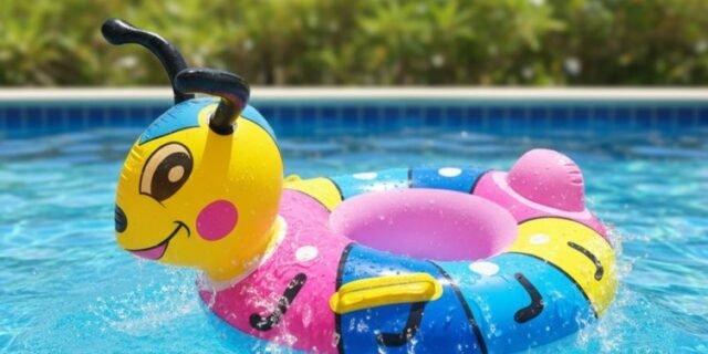 Boia Inflável Infantil Com Assento – Modelos Animais, Carros, Unicórnio, Tubarão E Muito Mais – Brinquedo De Piscina E Praia Para Crianças