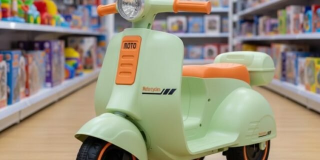 Mini Moto Elétrica Classica Frente e Ré Bateria 6v Som e Luz – Brinqkids