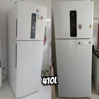 Geladeira Electrolux Frost Free Inverter 410l Autosense If46 110V