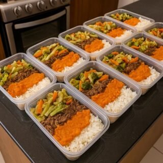 Pote Com Tampa Micro E Freezer 800ml Kit C/10u Reutilizável