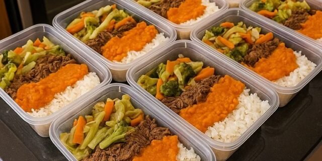 Pote Com Tampa Micro E Freezer 800ml Kit C/10u Reutilizável