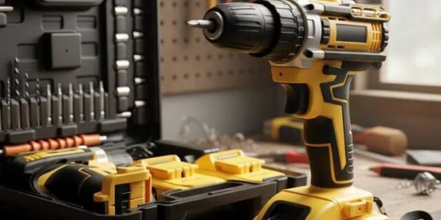 Furadeira Parafusadeira De Impacto Sem Fio Kit 2 Baterias