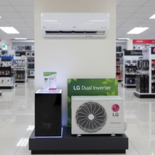 Ar Condicionado Hi Wall LG Dual Inverter Voice AI 12.000 Btus Frio 220v R-32