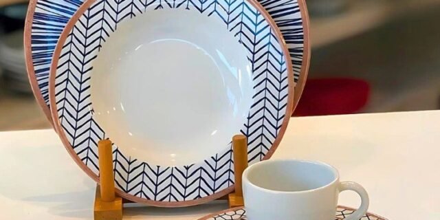 Aparelho de Jantar Tramontina Abstratta 20 Peças Cor Branco Liso