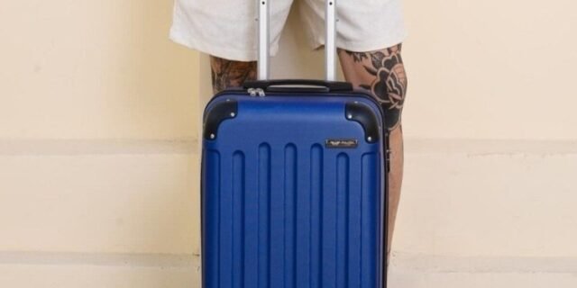 Mala De Viagem Bordo Mão Pequena 10kg Abs Cadeado 360