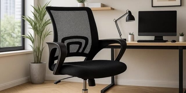 Cadeira de escritório Diretor Jadel Preta Healer