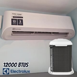 Ar Condicionado Split Hi Wall Electrolux Color Adapt 12000 BTU/h Frio 3112IFBA206 220 Volts
