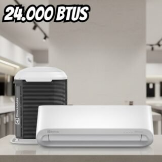Ar-Condicionado Electrolux Inverter Split 24.000 BTUs Color Adapt Frio Triple Protection (JI24F/JE24F)