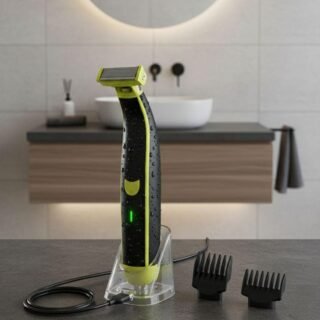 Aparador de Pelos Elétrico Lecom Prova D’Água Bivolt Barbear e Depilar
