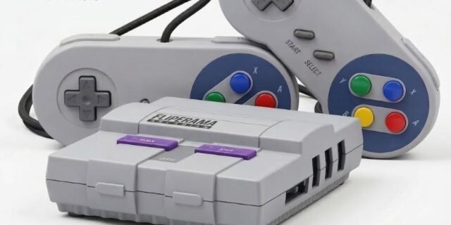 Game Retro Mini Super Nintendo 2 Controles + Pack com todos os Jogos de Snes (Controles SNES)