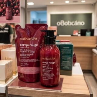Combo Nativa Spa Cereja Rouge: Loção Corporal 400ml + Refil