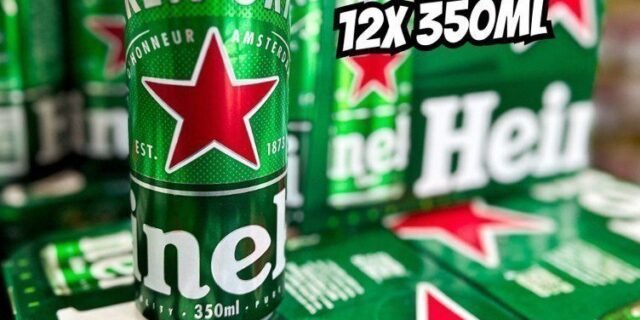 Heineken Cerveja Sleek Lata 350ml Pack 12 Unidades
