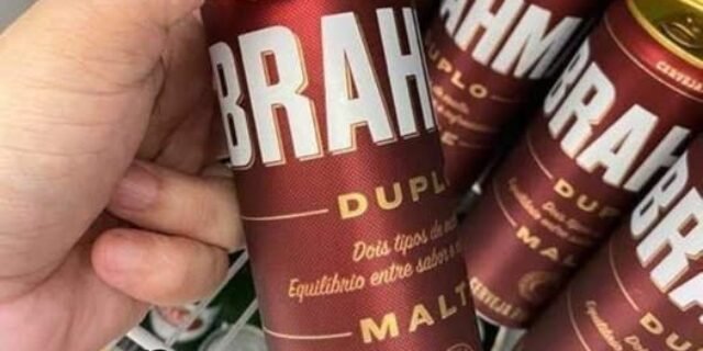 Pack Cerveja Brahma Duplo Malte Lata Sleek – com 12 unidades 350ml