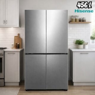 Refrigerador Multidoor Hisense Frost Free Inverter Dual Tech Cooling com 456 Litros Inox – RQ5P470