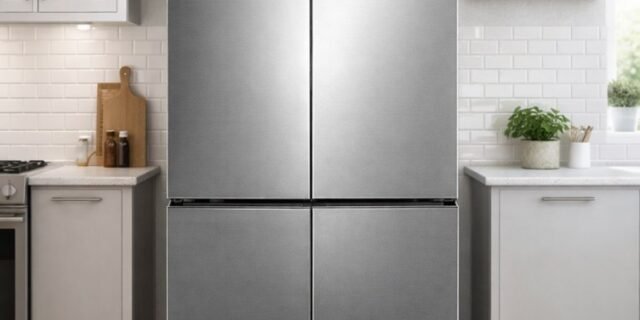 Refrigerador Multidoor Hisense Frost Free Inverter Dual Tech Cooling com 456 Litros Inox – RQ5P470