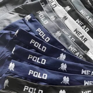 Kit 10 Cuecas Boxer Lisa Polo Wear Sortido