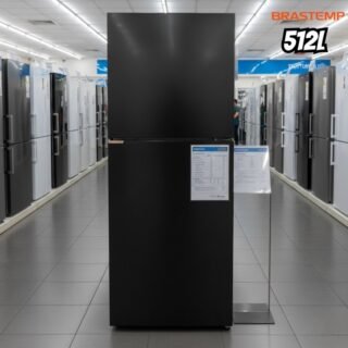 Geladeira Inteligente B= Smart Brastemp Frost Free Duplex 512 Litros Cor Black Inox