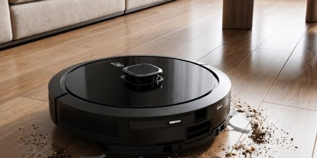 Robô Aspirador Liectroux G7 4 em 1 Aspira Varre Passa Pano Base Autolimpante Com Aplicativo Compatível Com Alexa e Google Mapeamento Inteligente Salva os Mapas
