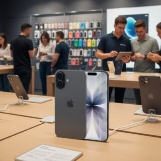 iPhone 17 Apple 256GB, Câmera Dupla Fusion 48MP, Tela 6.3″ Super Retina XDR, Preto