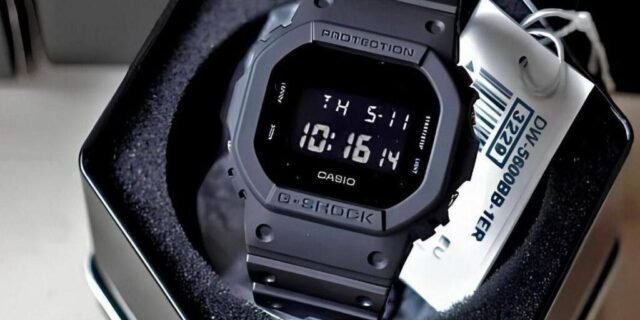 Relógio Casio Masculino G-shock Digital Preto Dw-5600bb-1dr