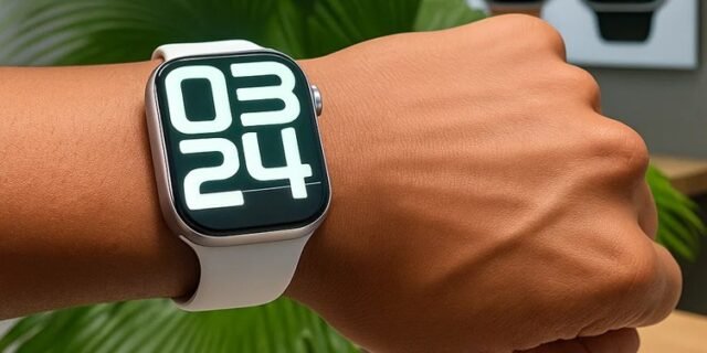 Smartwatch 3Tech S10 Série 10 Prateado de 46 mm Com 1 Pulseira Branca