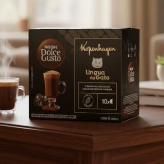 Achocolatado em Cápsula Nescafé Dolce Gusto Kopenhagen Língua de Gato 10 cápsulas