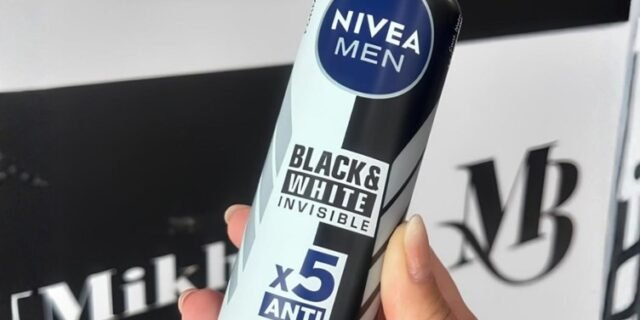 Kit NIVEA Desodorante Aerosol Men Black&White Invisible – 2 unidades