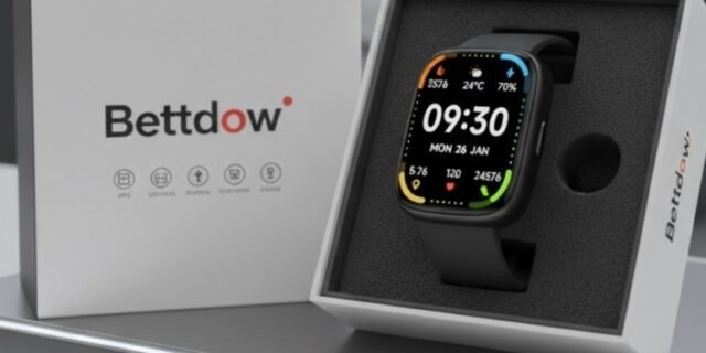 Bettdow Smartwatch, Relogio Smartwatch Com Ecrã Tátil E Alexa, À Prova D’água Ip68, Relogio Feminino E Masculino, Com 100+ Modo Esportivo E Recebimento De Notificações(preto)