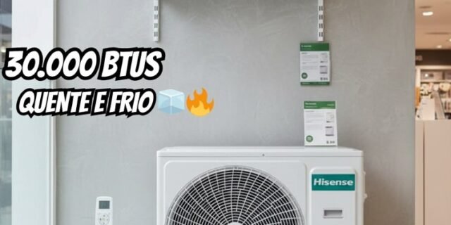 Ar Condicionado Inverter Hisense Split Hi Wall Wi-fi 30000 Btus Quente/frio 220v