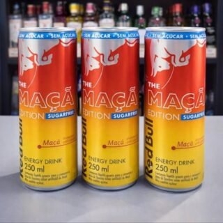 Pack de 24 Latas Red Bull Energético, Maçã Edition, Sem Açúcar, 250ml