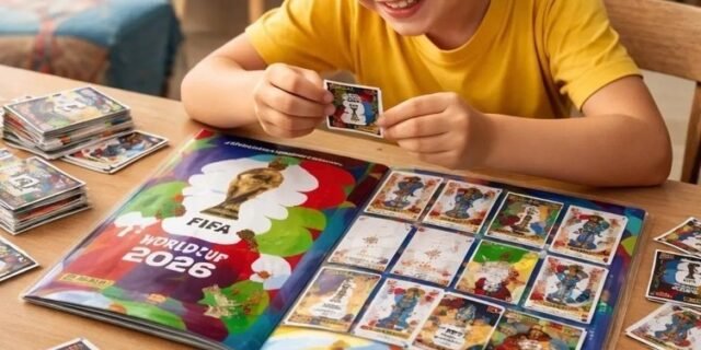 Álbum Copa Do Mundo 2026 + 84 Figurinhas 12 Pacotes Panini