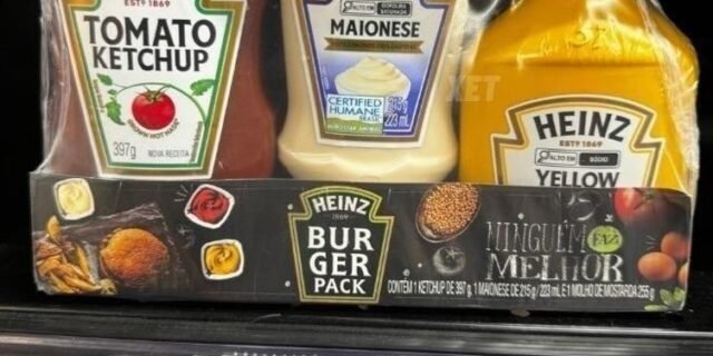 Heinz Pack Hamburguer Ketchup 397G + Maionese 215G + Mostarda 255gG