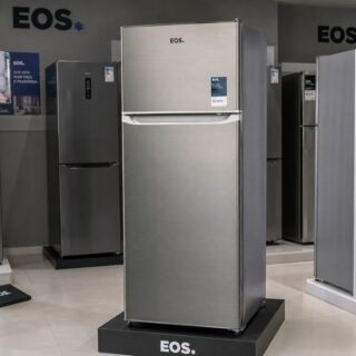 Geladeira Eos 240 Litros Duplex Inox Erv270ds 220v