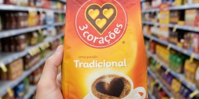 3 Corações Café Torrado E Moído Tradicional Pacote 500G