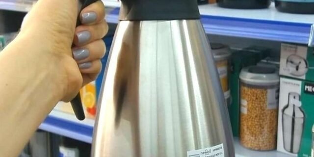 Bule Wave Aço Inox 1l Invicta