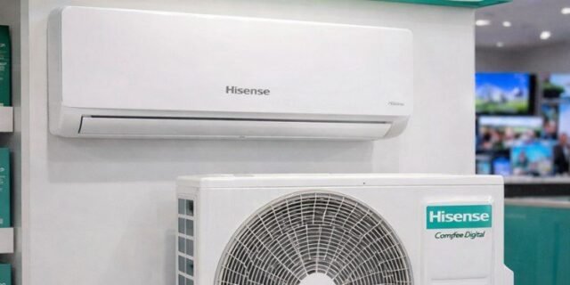 Ar Condicionado Split Inverter Hisense R-32 Hi-wall 9000 Btus Quente E Frio Wi-fi 220v