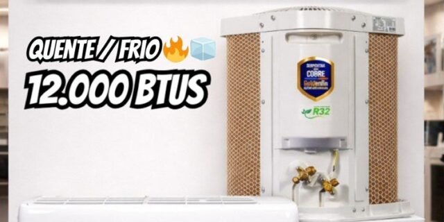 Ar Condicionado Split Hi Wall Inverter Gree G-Top Auto 12000 BTU/h Quente e Frio CB574N09300 – 220 Volts