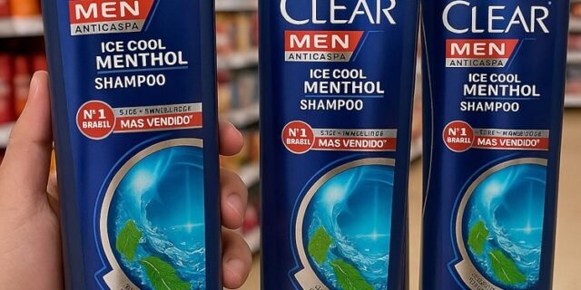 Clear Shampoo Men Anticaspa Ice Cool Menthol 400Ml