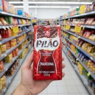 Café Pilão Torrado e Moído Tradicional Vácuo 250 gramas