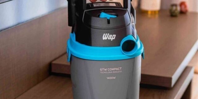 Wap Aspirador De Pó E Líquido Portátil Gtw Compact 1400w