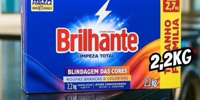 Brilhante Limpeza Total – Sabão Em Pó 2 2Kg