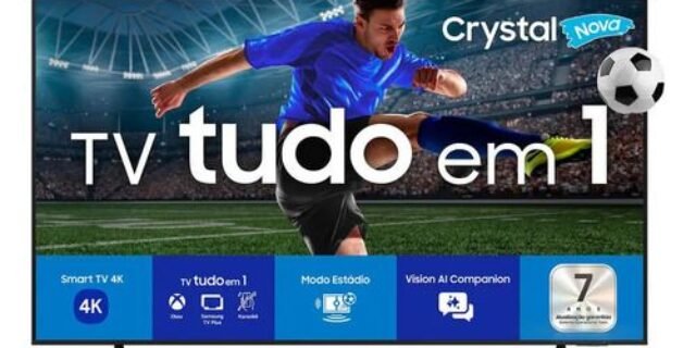 Samsung Smart Tv 85 Crystal Uhd 4k U8100f 2025, Xbox Cloud Gaming, Canais Gratuitos, Alexa
