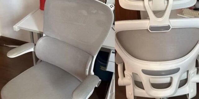 Cadeira Escritório Ergonômica Genebra G500 Luvinco Cor Cinza Com Suporte Lombar Estofado Mesh