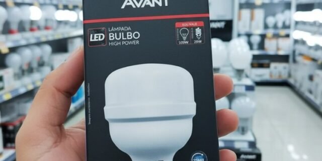 Kit 10 Lâmpada Led Bulbo 20w E27 Alta Potência Bivolt 6500k Branco Frio Alut
