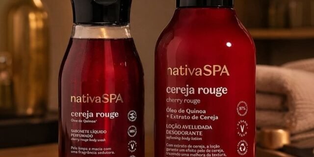 Combo Nativa Spa Cereja Rouge: Loção Corporal 400ml + Sabon