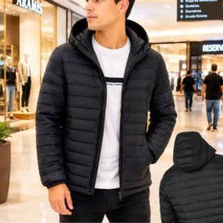 Jaqueta Puffer Bobojaco Corta Vento Nylon Frio Reforçada