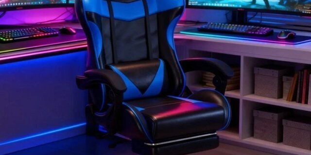 Cadeira Escritório Gamer Ergonômica Reclinável Giratoria