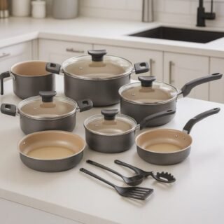 Conjunto Panelas Antiaderente 10 Peças Teflon