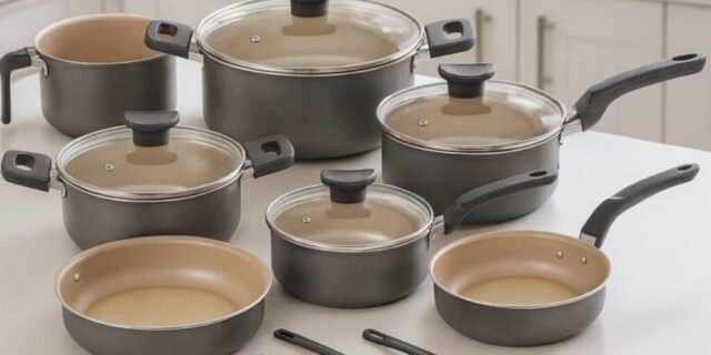 Conjunto Panelas Antiaderente 10 Peças Teflon
