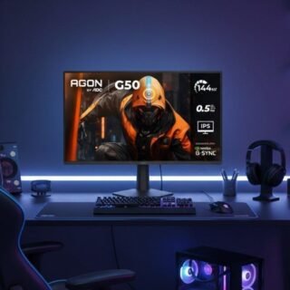 Monitor Gamer AOC AGON G50 24″ 144Hz 0,5ms IPS HDR10 G-SYNC 24G50F